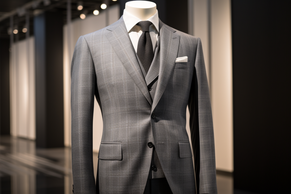 gray zegna suit