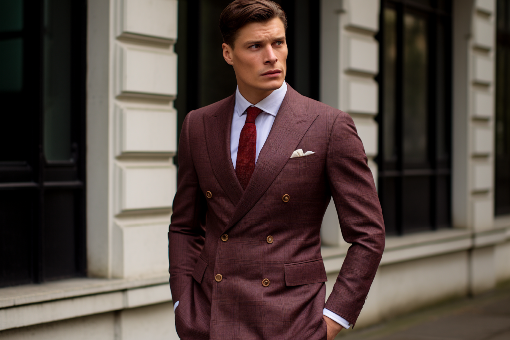 styling a double-breasted suit